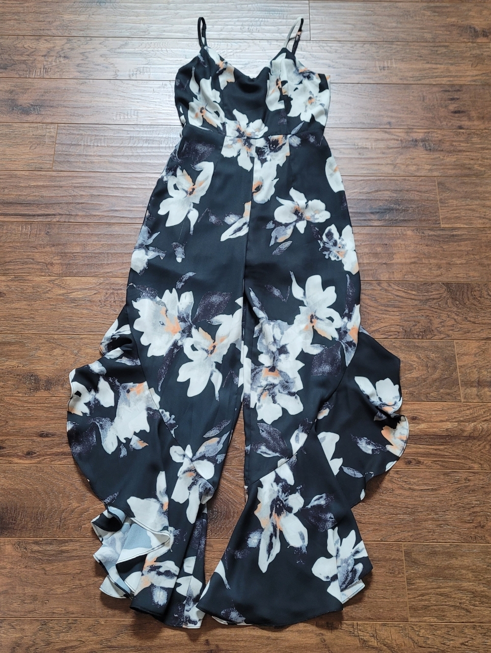 Lulus Ruffle Leg Jumpsuit - Picture 2 of 11